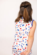 Load image into Gallery viewer, The Fourth Bamboo Tiered Twirl Dress - with Pockets
