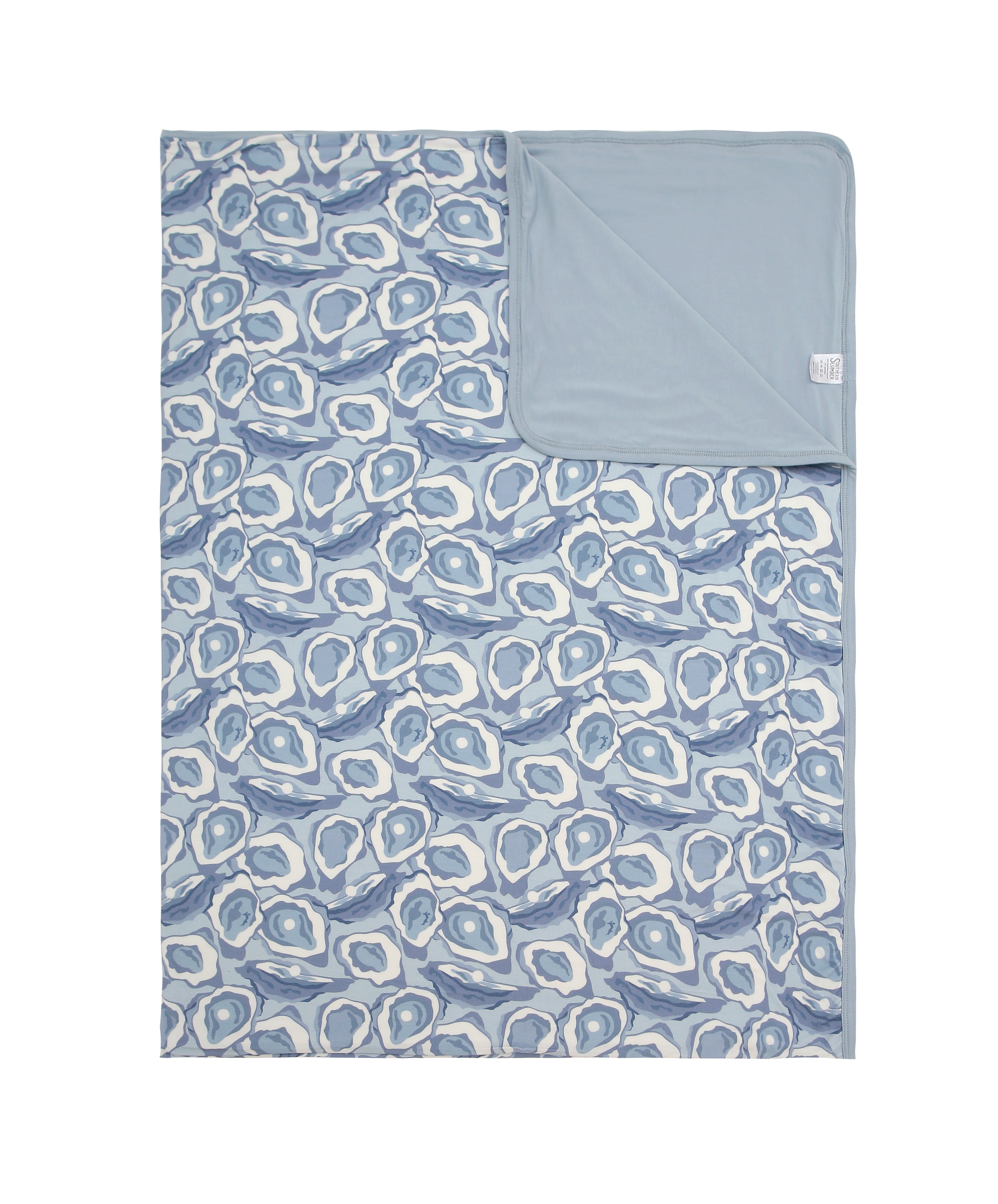 Blue Oyster Bamboo Triple Layer Blanket