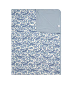 Blue Oyster Bamboo Triple Layer Blanket