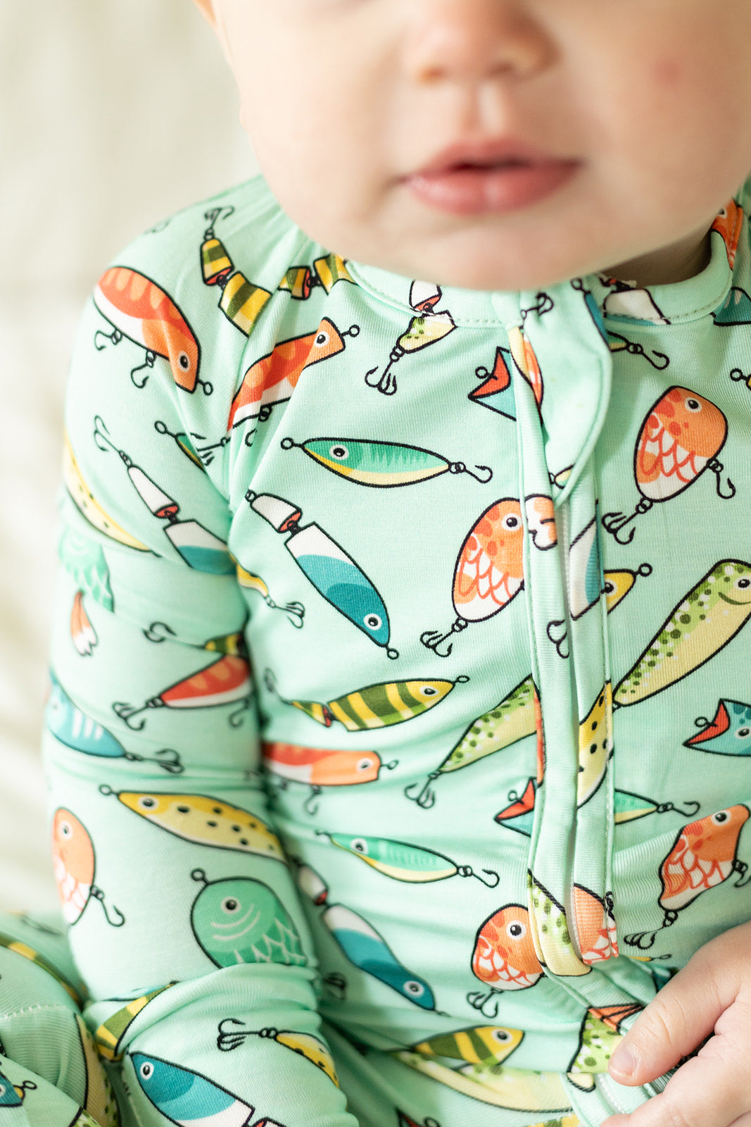 Fishing Baits Double Zipper Bamboo Sleeper