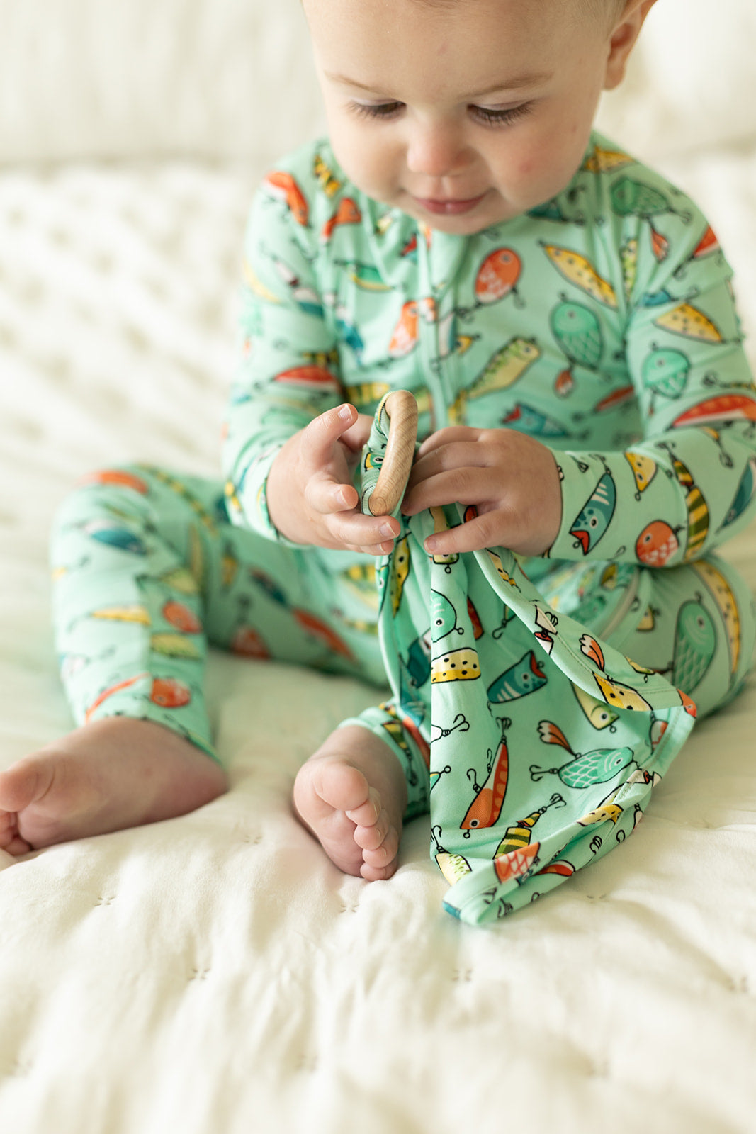 Fishing Baits Double Zipper Bamboo Sleeper