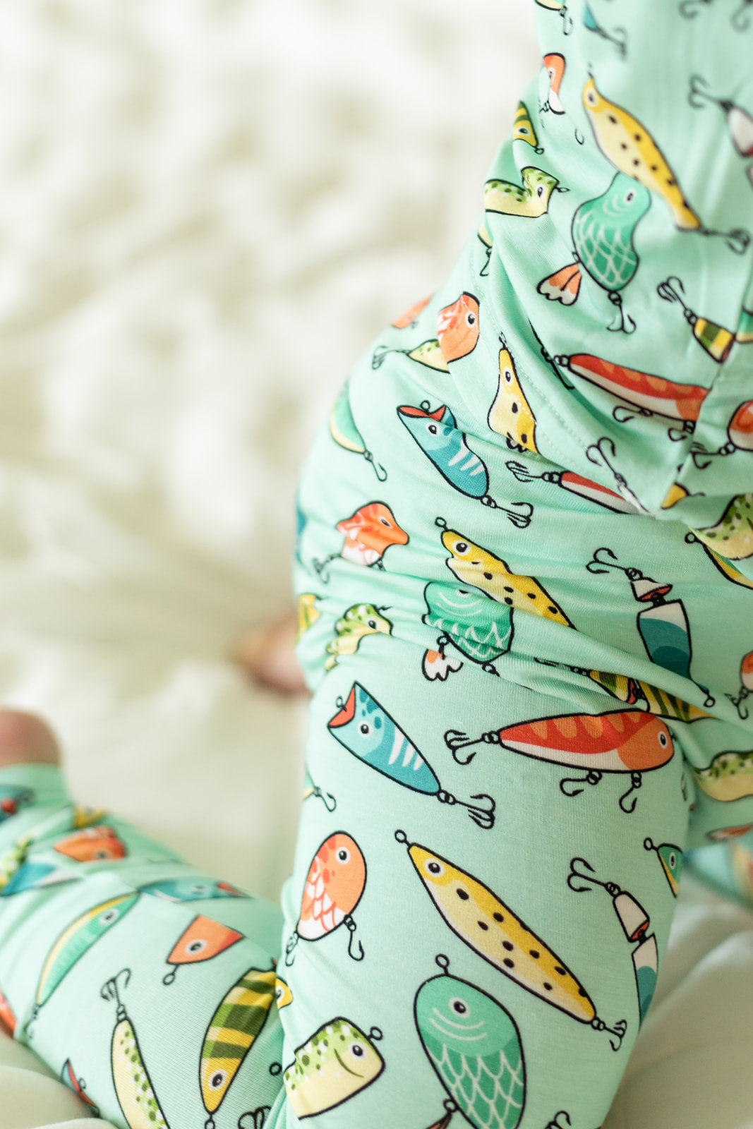 Fishing Baits 2 Piece Bamboo Pajama Set
