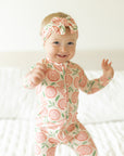 Grapefruit Double Zipper Bamboo Sleeper