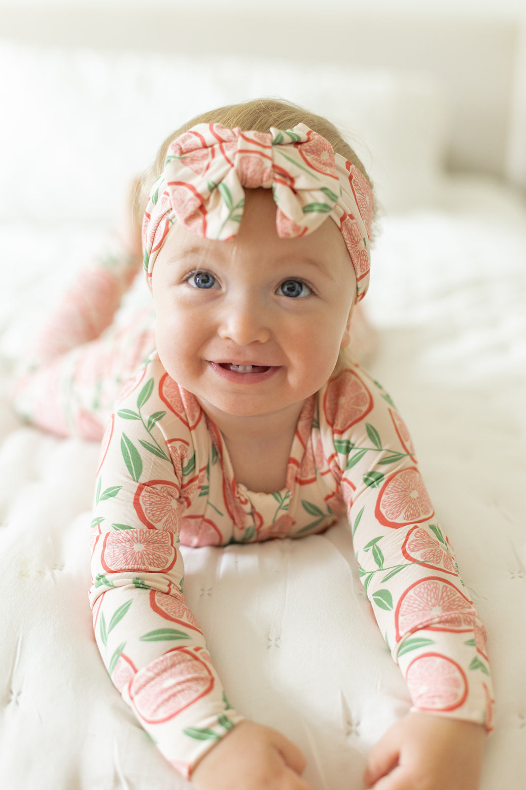 Grapefruit Double Zipper Bamboo Sleeper