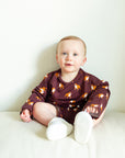 Maroon Bulldog Bamboo Sweatshirt Set - Top & Bottom