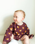 Maroon Bulldog Bamboo Sweatshirt Set - Top & Bottom