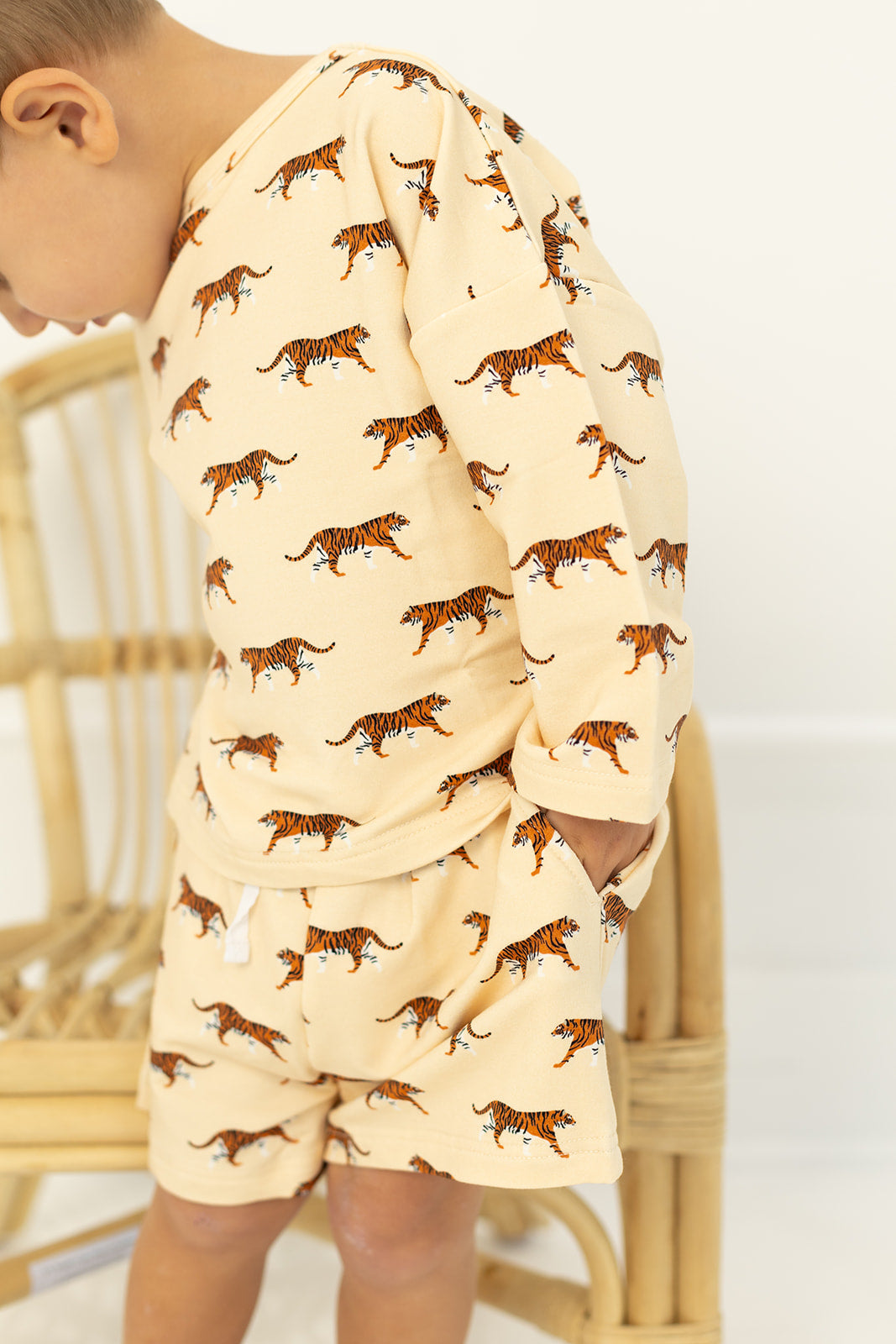 Tiger Bamboo Sweatshirt Set - Top &amp; Bottom