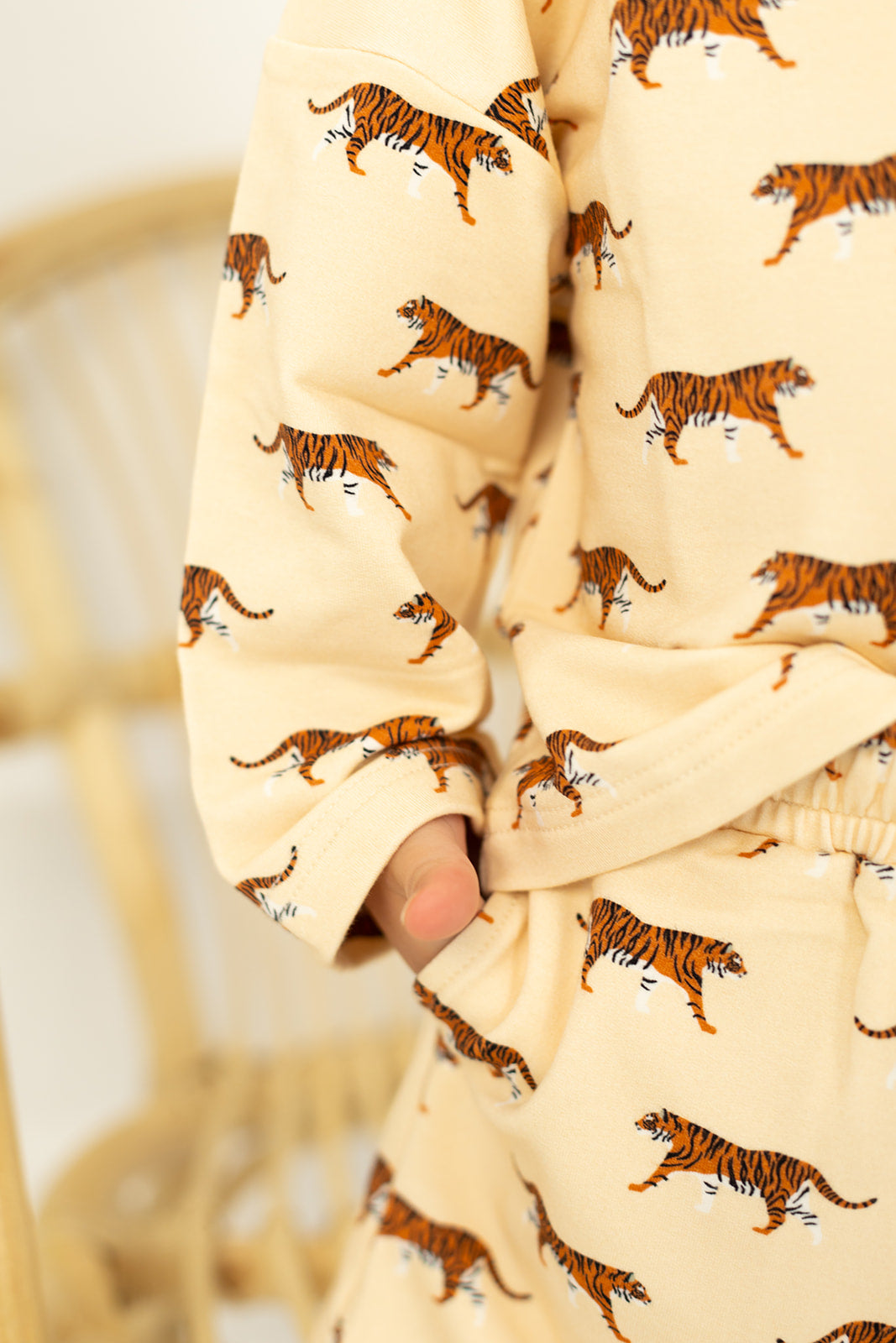 Tiger Bamboo Sweatshirt Set - Top &amp; Bottom