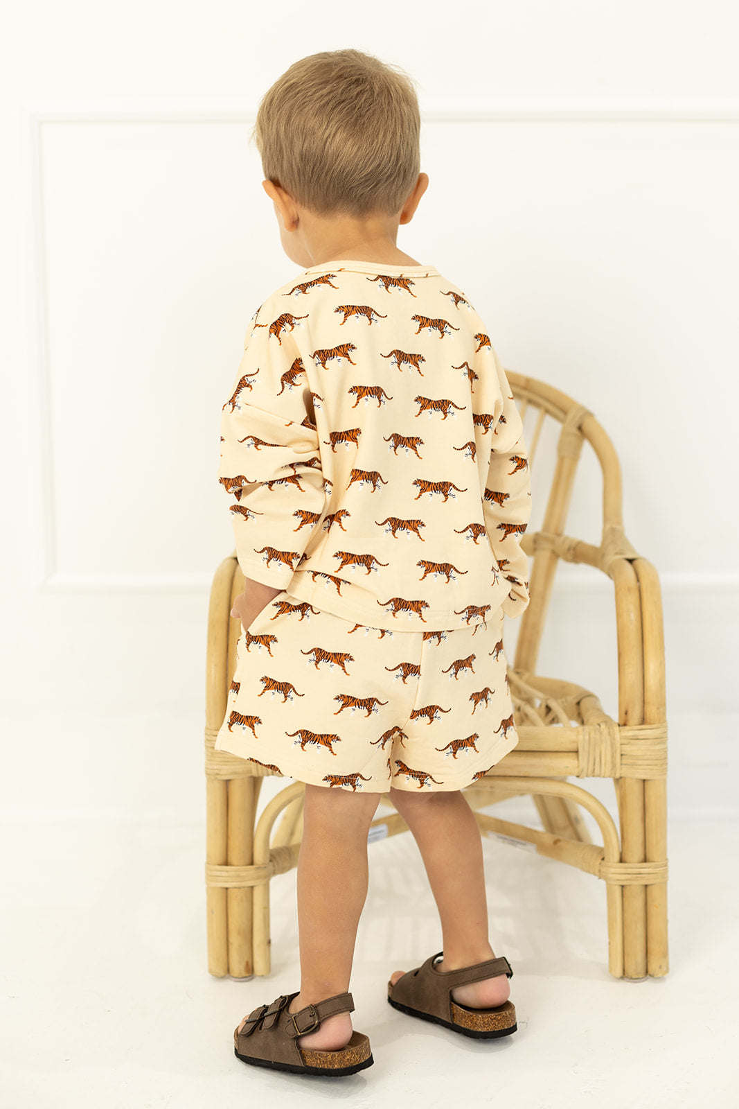 Tiger Bamboo Sweatshirt Set - Top &amp; Bottom