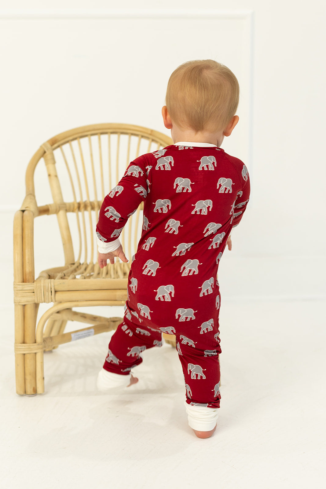 Elephant Double Zipper Bamboo Sleeper