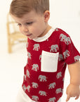 Elephant Bamboo Varsity Short Set - T-shirt & Shorts