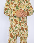 Camo Double Zipper Bamboo Sleeper