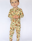 Camo Double Zipper Bamboo Sleeper