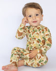 Camo Double Zipper Bamboo Sleeper