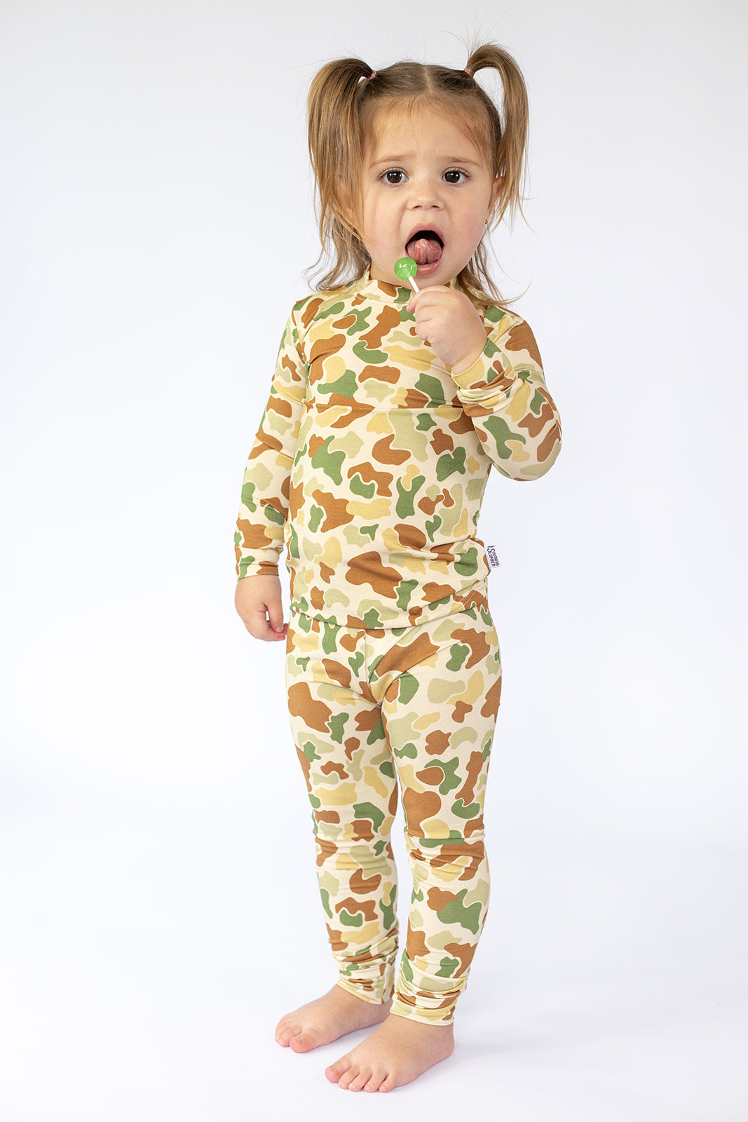 Camo 2 Piece Bamboo Pajama Set