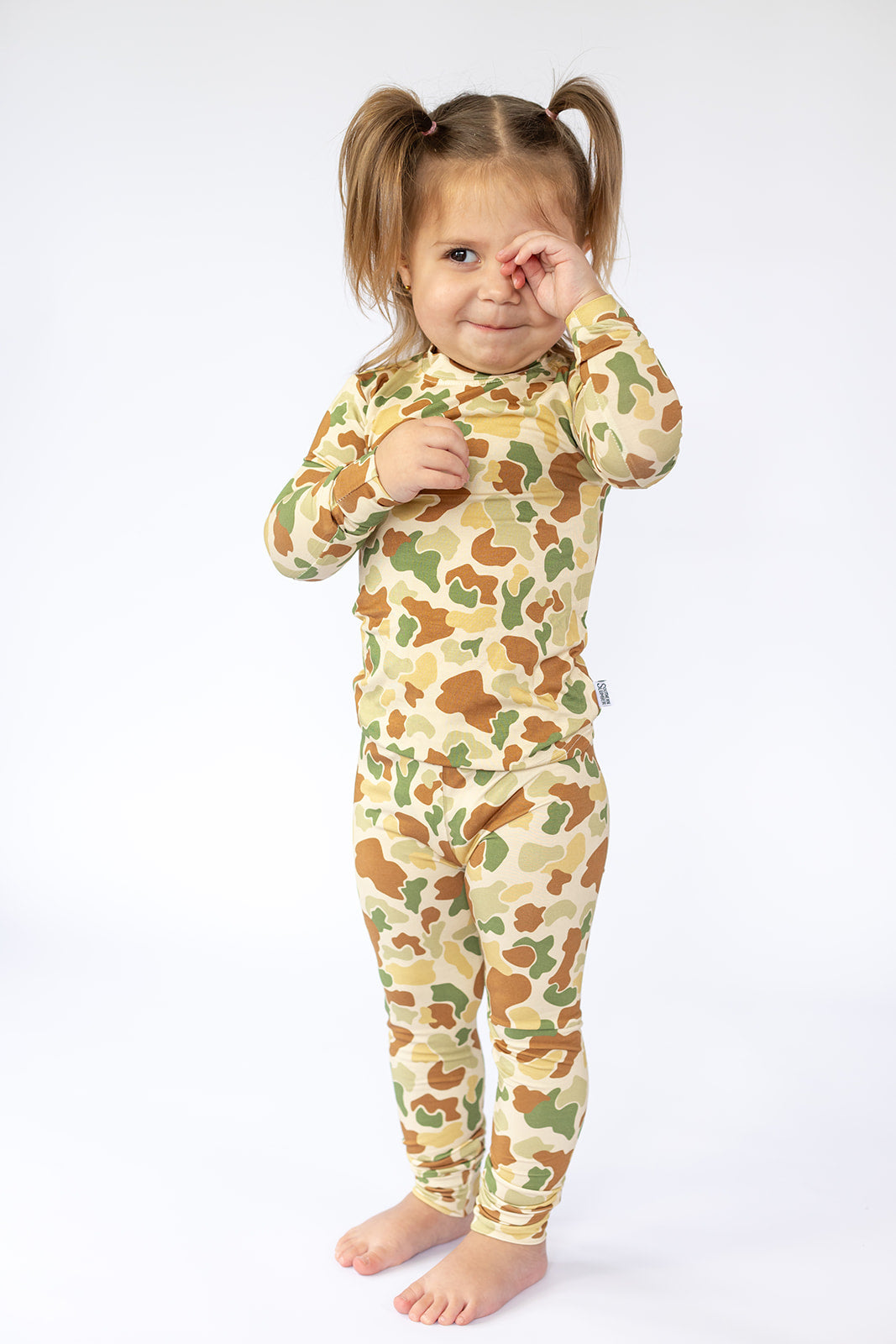Camo 2 Piece Bamboo Pajama Set
