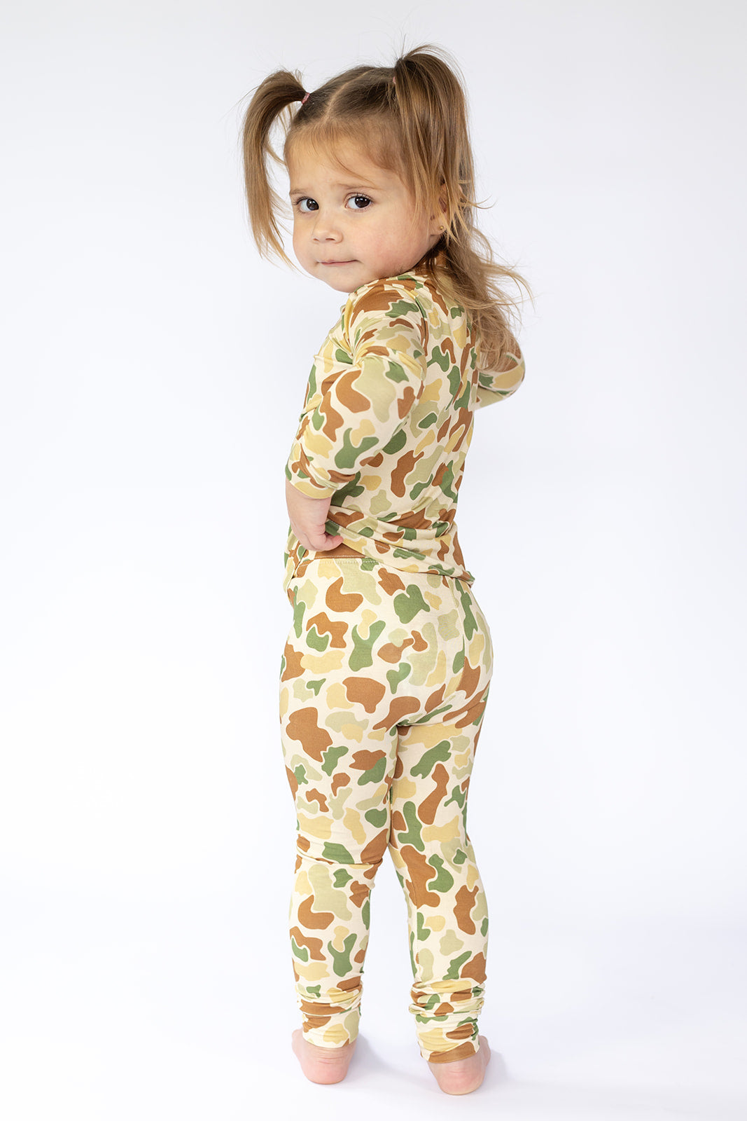 Camo 2 Piece Bamboo Pajama Set