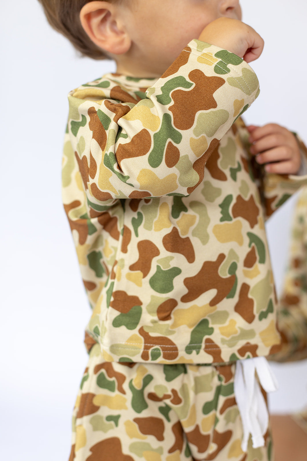 Camo Bamboo Sweatshirt Set - Top &amp; Bottom