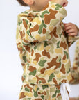 Camo Bamboo Sweatshirt Set - Top & Bottom
