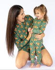 Holiday Teddy Double Zipper Bamboo Sleeper