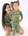 Holiday Teddy Double Zipper Bamboo Sleeper