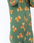 Holiday Teddy Double Zipper Bamboo Sleeper