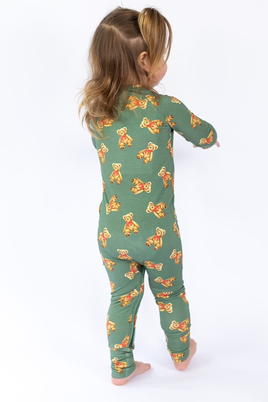 Holiday Teddy Double Zipper Bamboo Sleeper