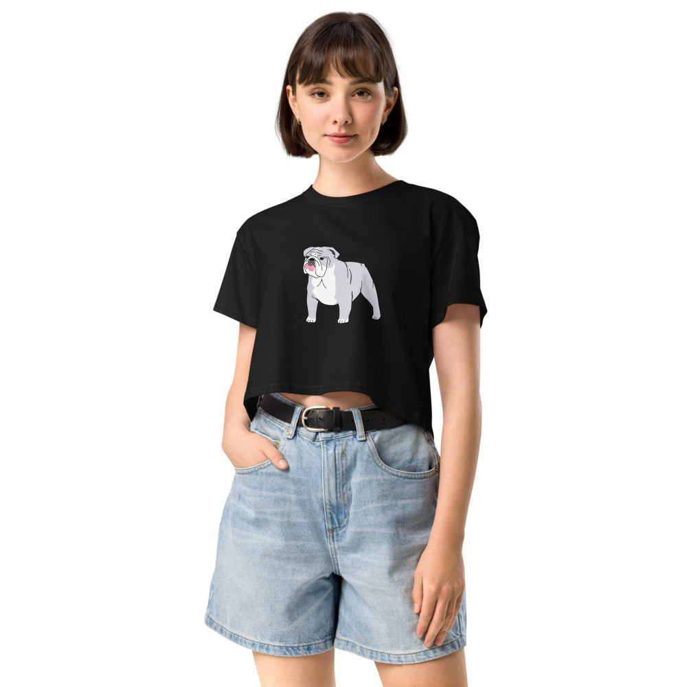 Red Bulldog - The Cropped Mascot Tee