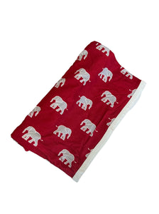 Elephant Bamboo Swaddle Blanket