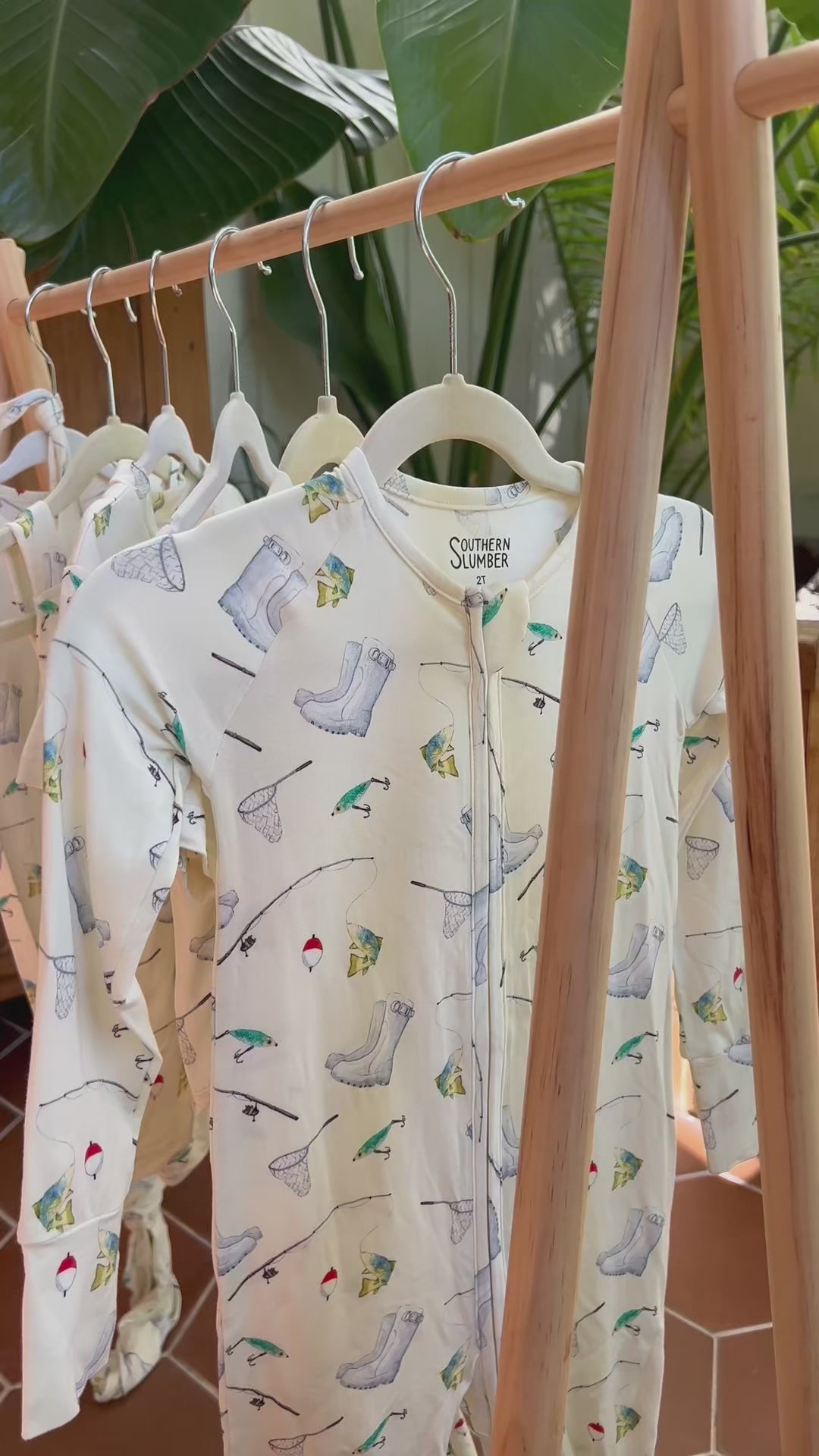 Fishing Bamboo Knotted Gown