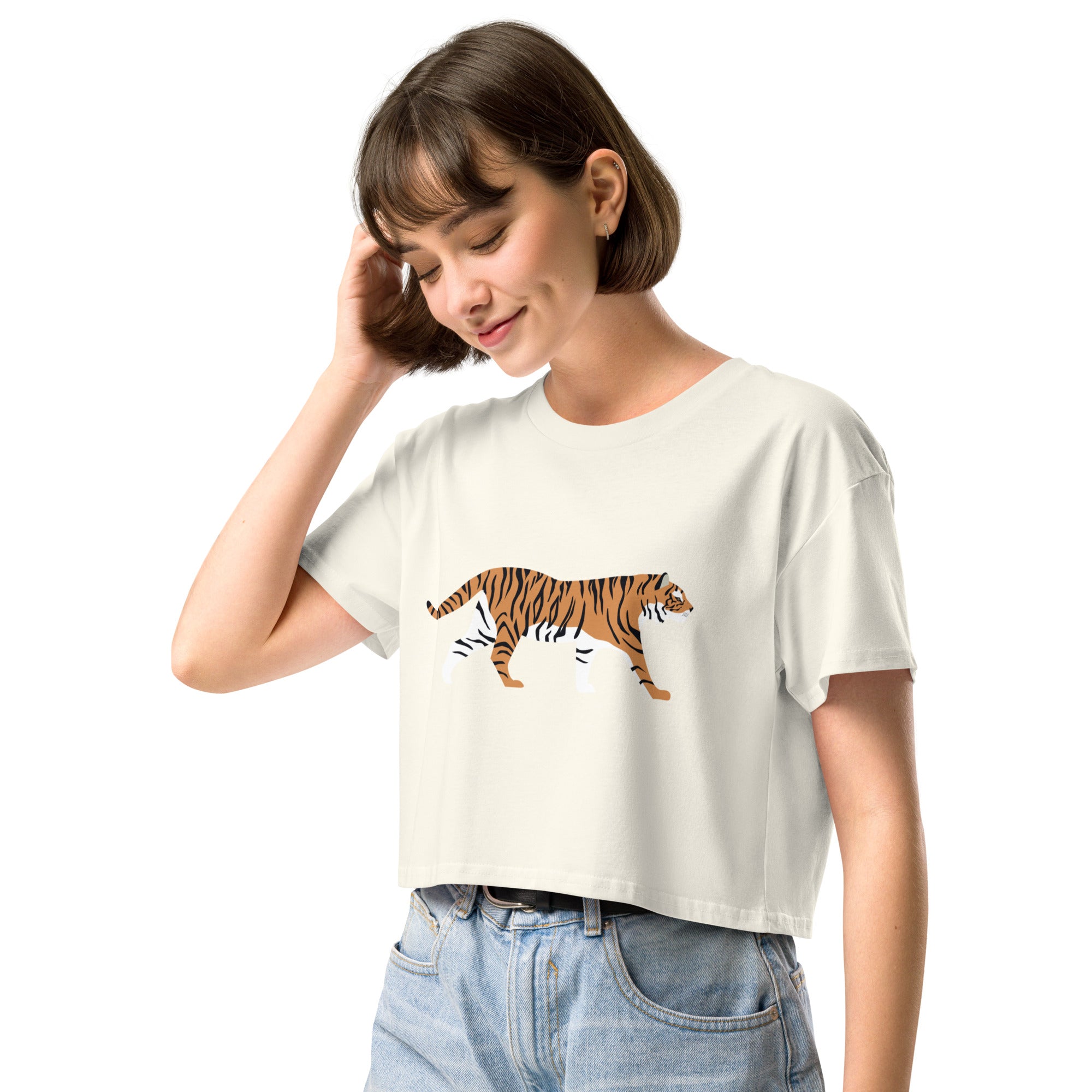 Tiger - The Cropped Mascot Tee