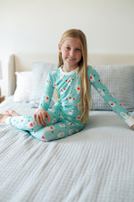 Load image into Gallery viewer, Mr Snowman 2 Piece Bamboo Pajama Set
