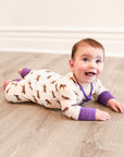 Purple Tiger Double Zipper Bamboo Sleeper