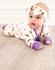 Purple Tiger Double Zipper Bamboo Sleeper