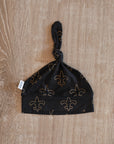 Fleur de lis Bamboo Knotted Hat
