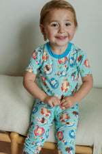 Load image into Gallery viewer, Pool Dog 2 Piece Bamboo Pajama Set
