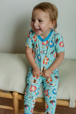 Load image into Gallery viewer, Pool Dog 2 Piece Bamboo Pajama Set
