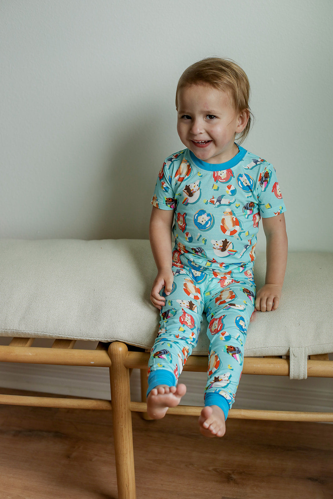 Pool Dog 2 Piece Bamboo Pajama Set