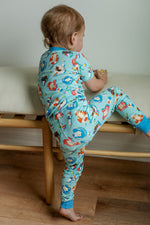 Load image into Gallery viewer, Pool Dog 2 Piece Bamboo Pajama Set
