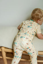 Load image into Gallery viewer, Beach Dog 2 Piece Bamboo Pajama Set
