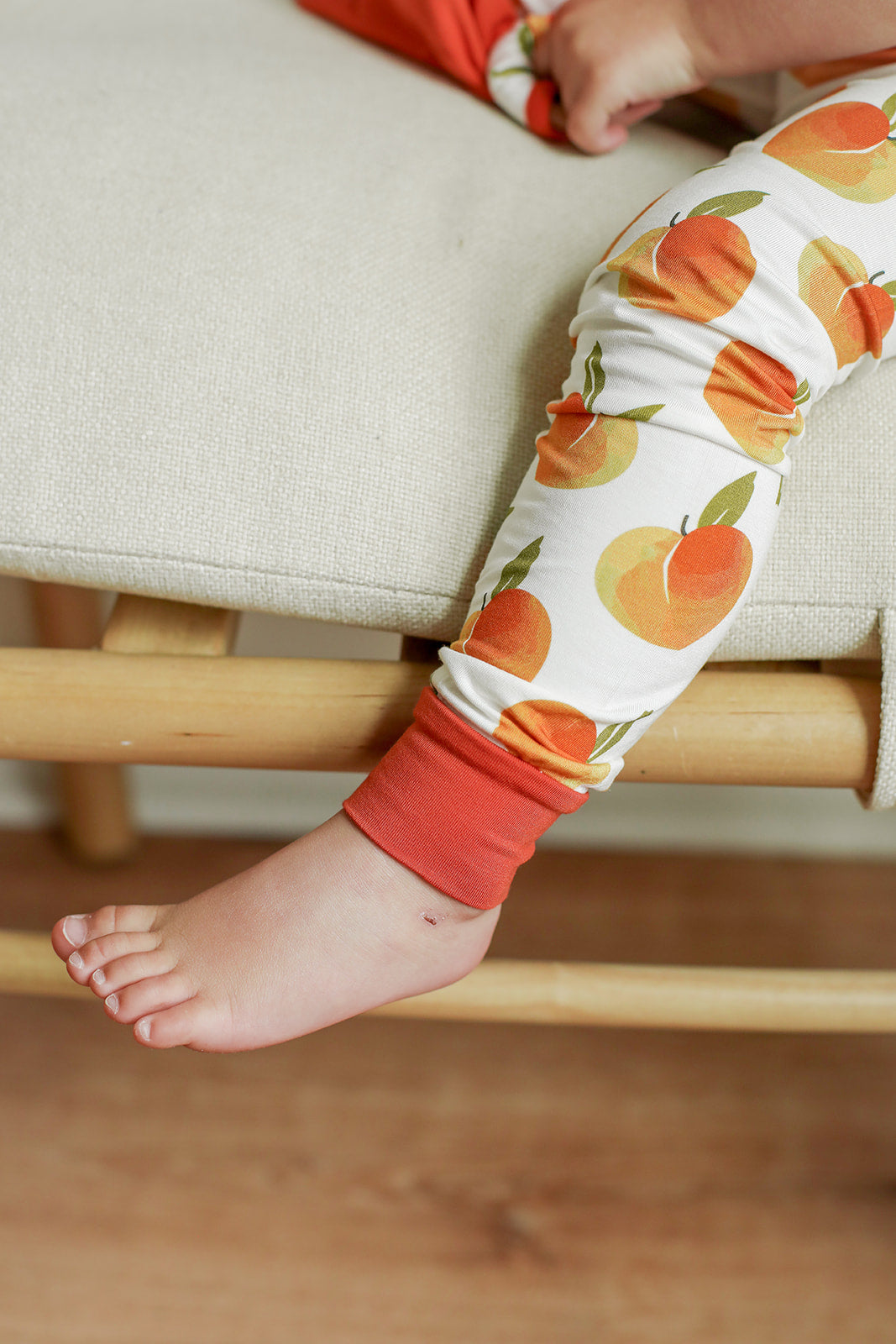 Peaches 2 Piece Bamboo Pajama Set