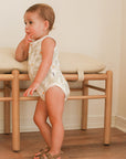 Magnolia Bamboo Henley Onesie with Snaps