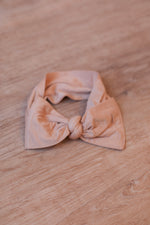 Load image into Gallery viewer, Blush Solid Bamboo Bow Headband
