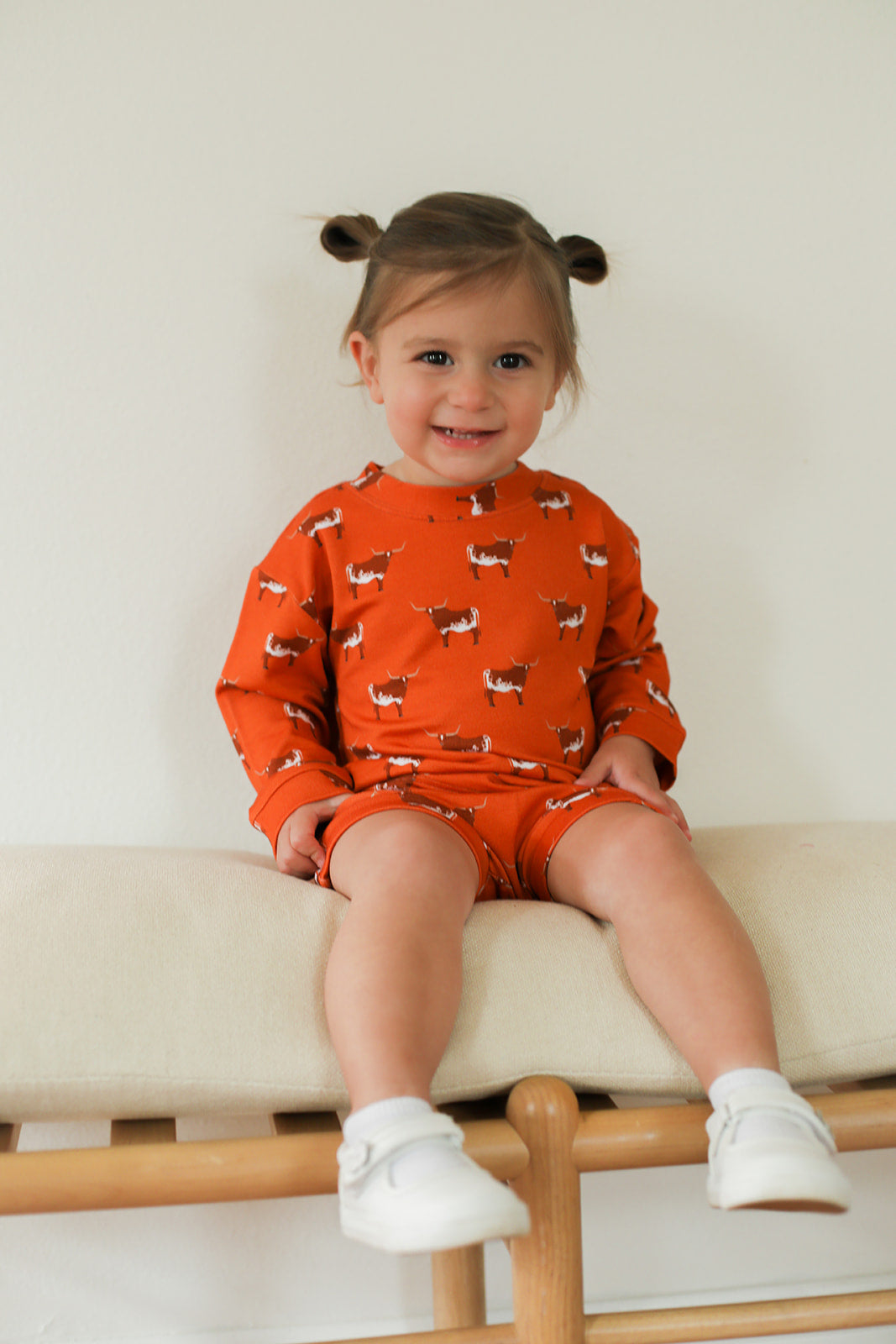 Longhorn Bamboo Sweatshirt Set - Top & Bottom