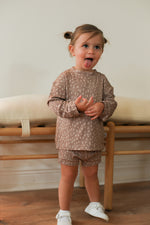 Load image into Gallery viewer, Fawn Spots Bamboo Sweatshirt Set - Top &amp; Bottom
