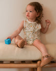 Magnolia Bamboo Henley Onesie with Snaps