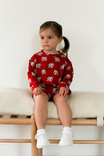 Load image into Gallery viewer, Elephant Bamboo Sweatshirt Set - Top &amp; Bottom
