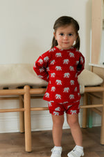 Load image into Gallery viewer, Elephant Bamboo Sweatshirt Set - Top &amp; Bottom
