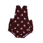 Load image into Gallery viewer, Maroon Bulldog Bamboo Sun Bubble with Adjustable Straps
