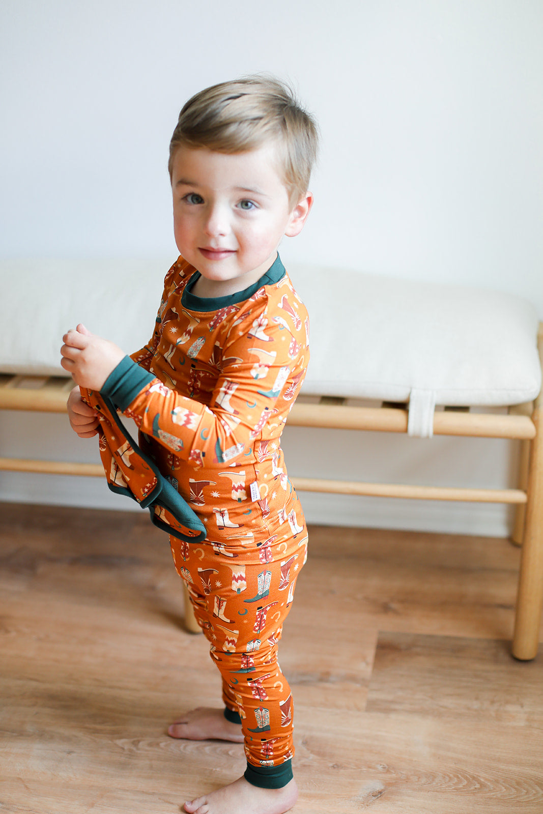 Boots 2 Piece Bamboo Pajama Set